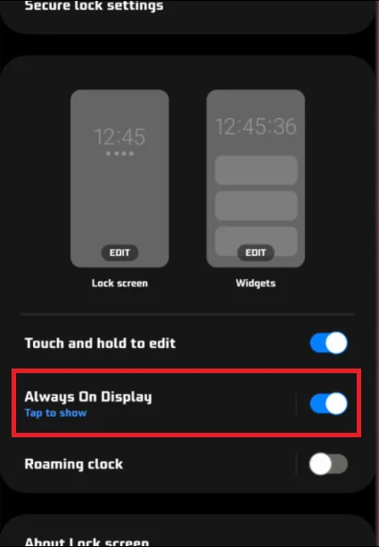 change clock settings