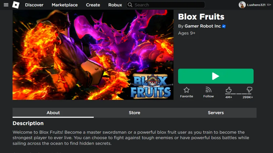 launch roblox game