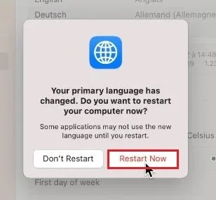 Language Priority