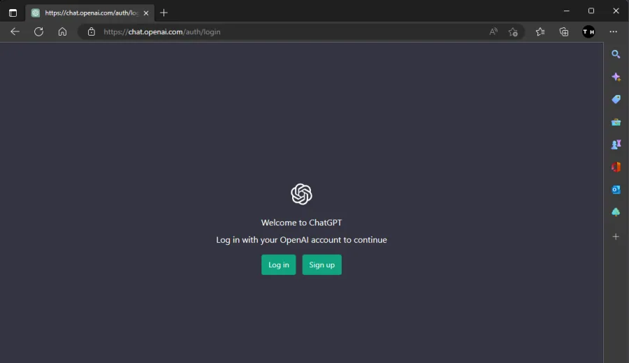 Change Web-Browser to access Chat.OpenAI.com