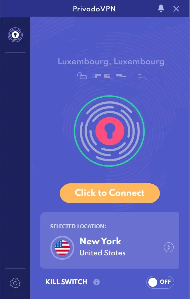 privado VPN panel