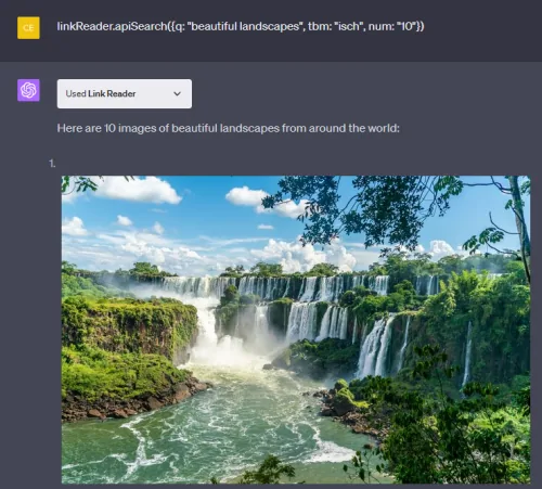 find images with link reader