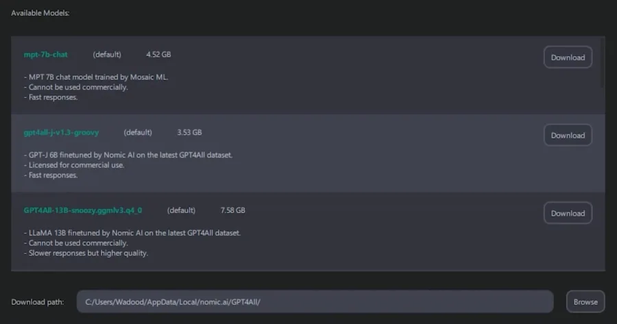 download the correct ChatGPT 4 model