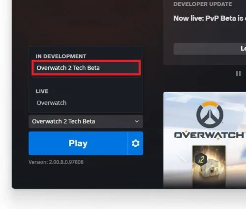 Overwatch 2 Properties > Overwatch 2 Tech Beta