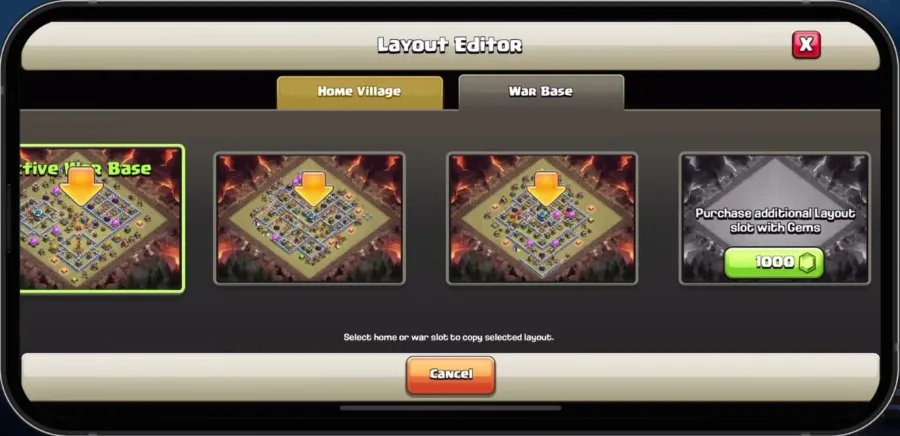 layout editor