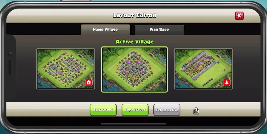 CoC Layout Editor