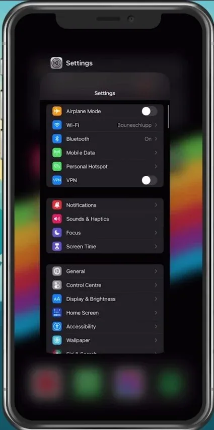 Close background apps
