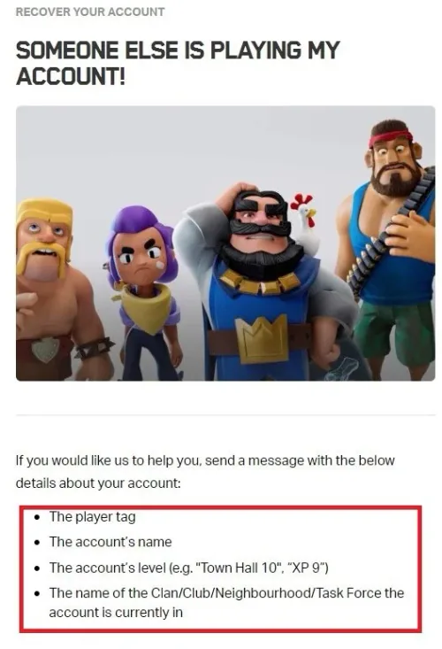 Someone else is playing my account!