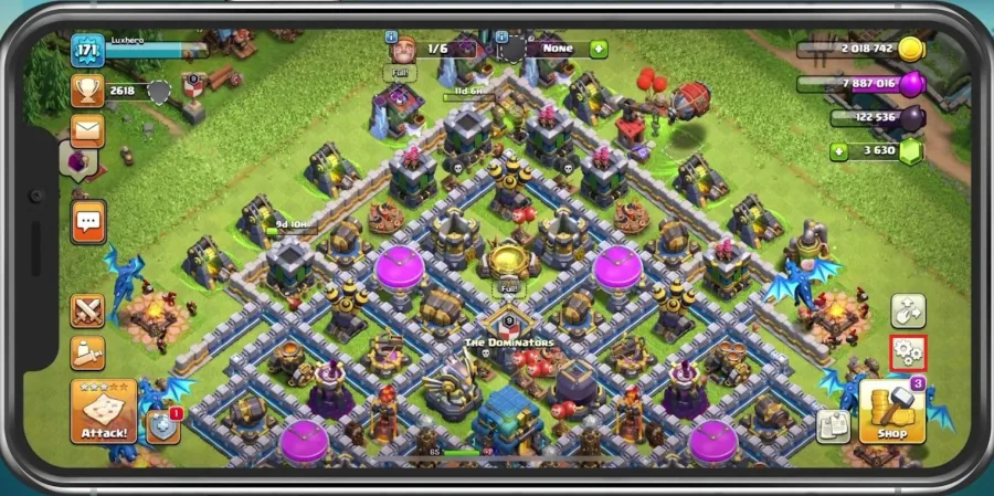 Clash of Clans Settings