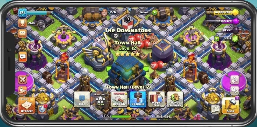 Preview your Town Hall level