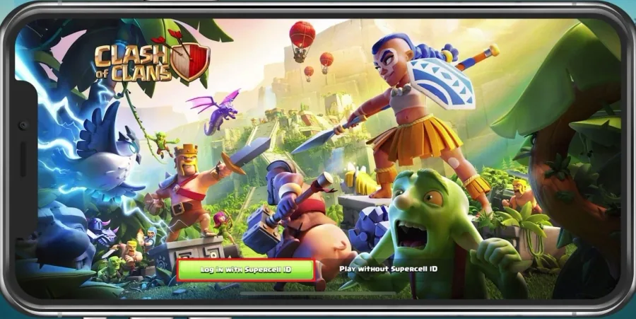 Login in with Supercell ID