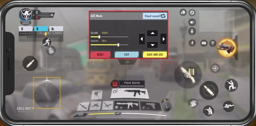COD Mobile Custom Controls Layout