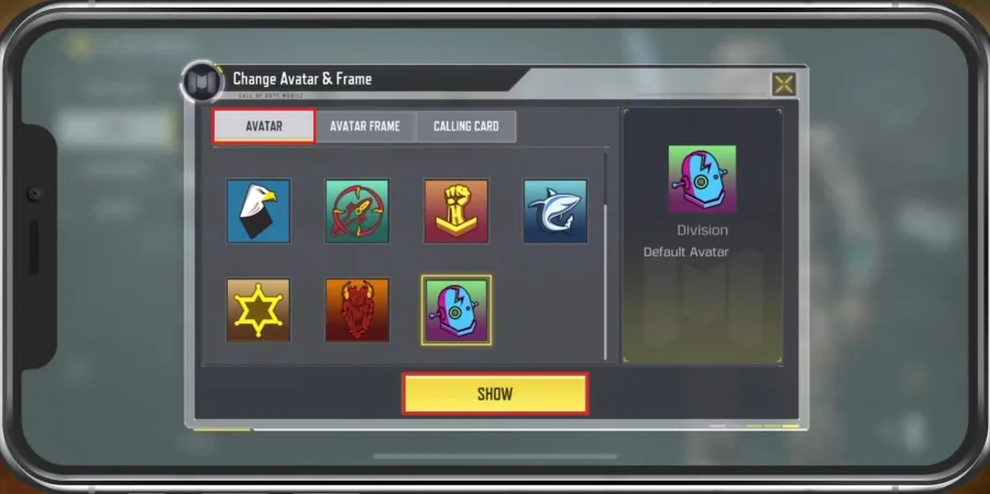 Change Avatar & Frame