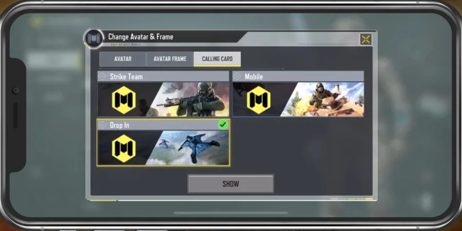 Chage COD Mobile Avatar & Frame