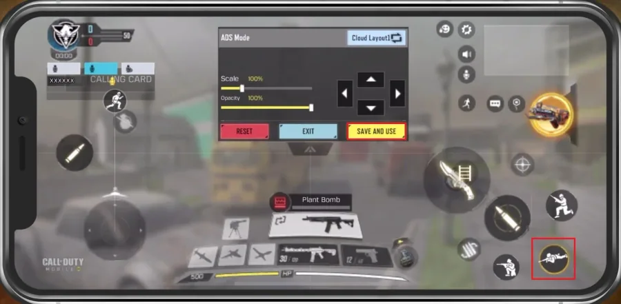 Show the prone button in your controls layout
