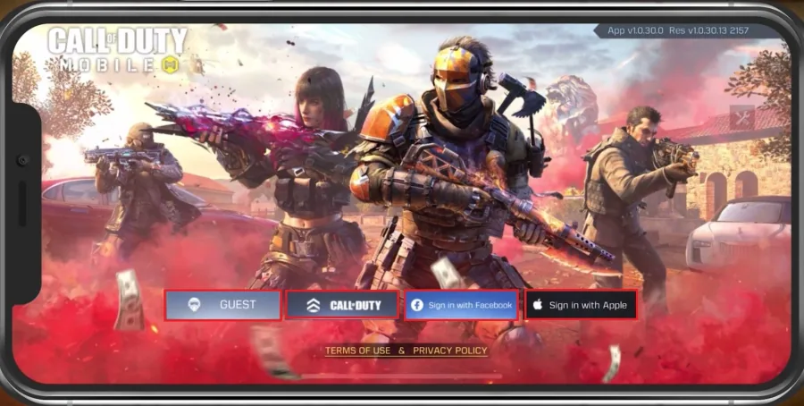 Log into your other COD Mobile account