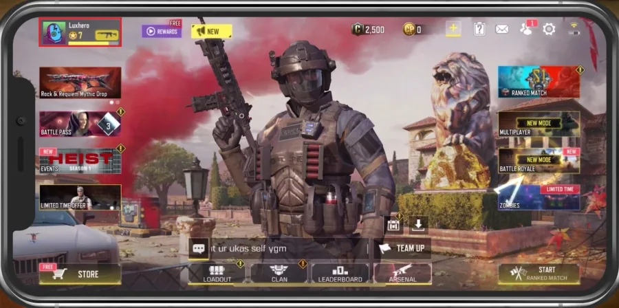 COD Mobile > Profile Icon