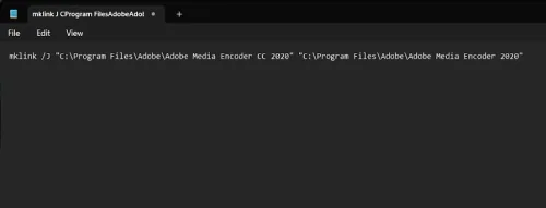 copy the command