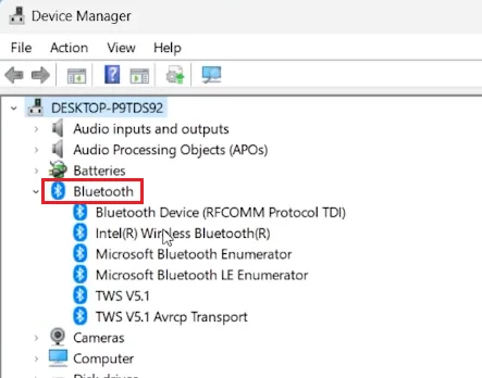 update bluetooth driver
