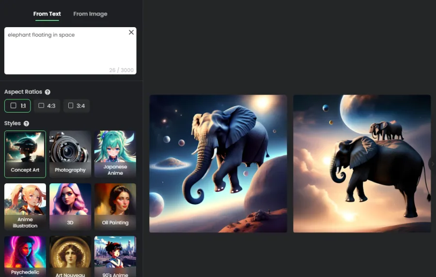 generated AI images