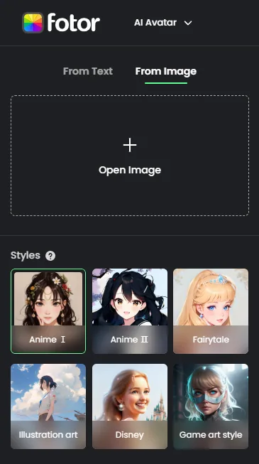 change the AI generated style