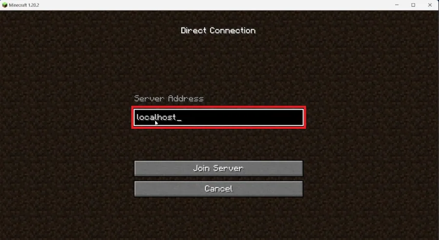 join your mc server