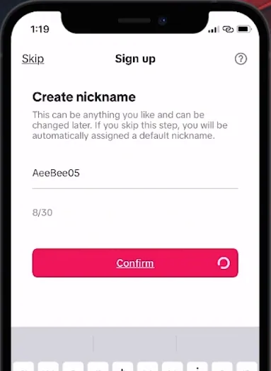 confirm new nighname