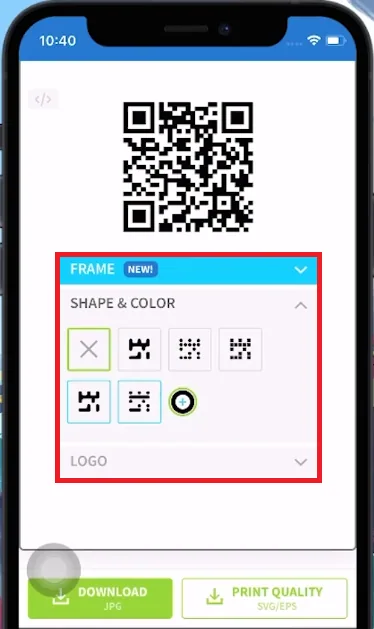 customize qr code