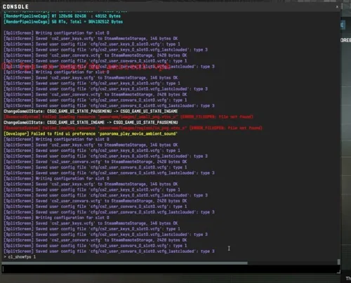 enable developer console