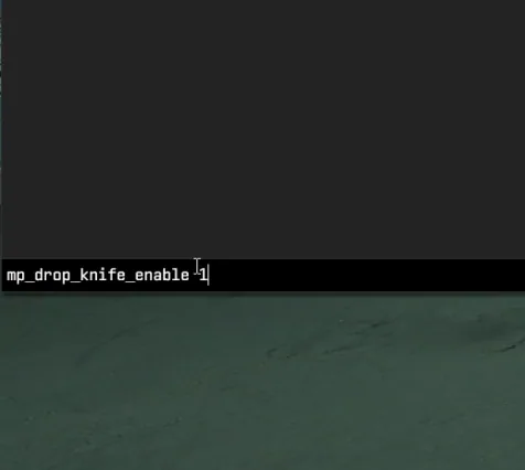 mp drop knife enable