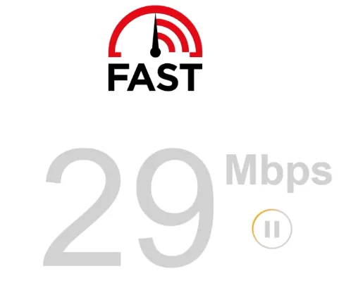 verify internet speed