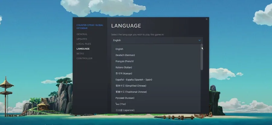 2 csgo select the language.jpg