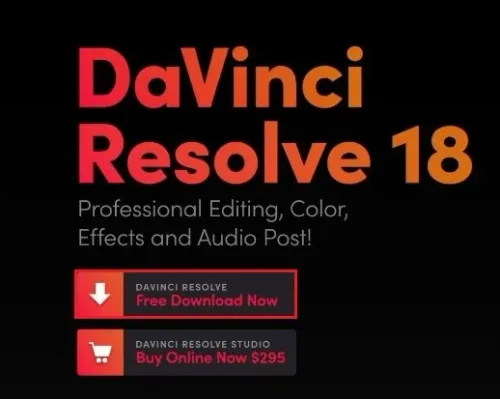 DaVinci Resolve Download Page