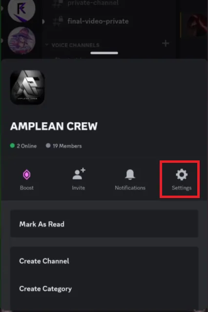 access server settings