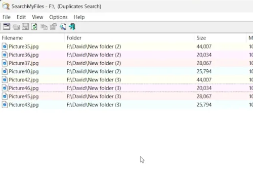 delete duplicate files