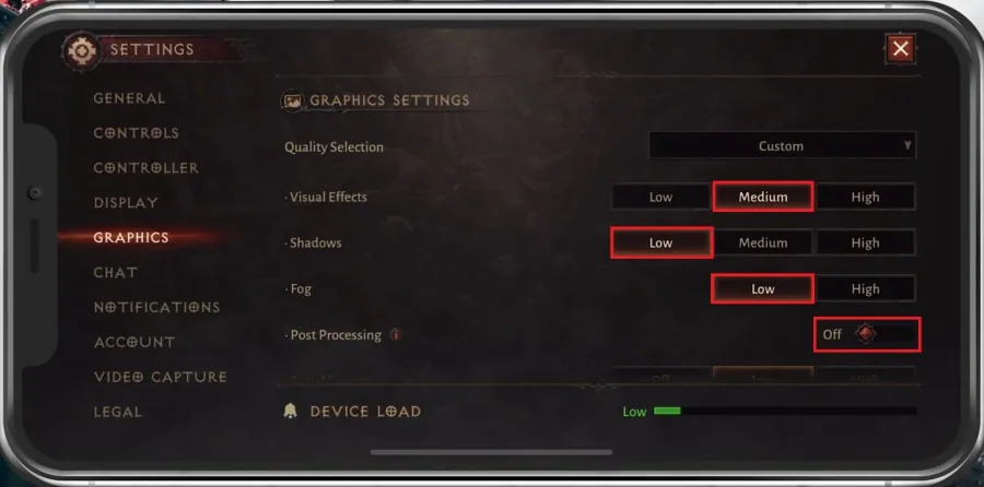 Advanced Graphic Settings