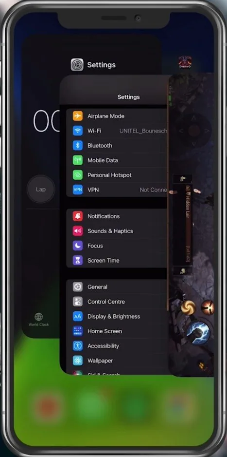Close Apps running on your mobile device