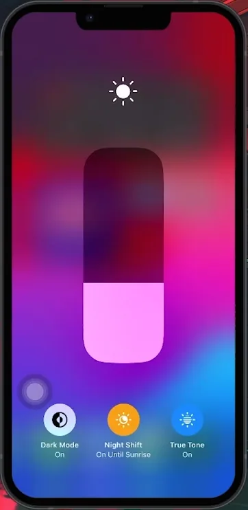 iphone adjust brightness
