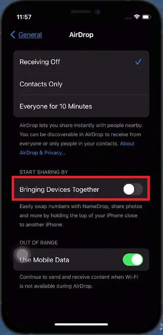 bringing devices together