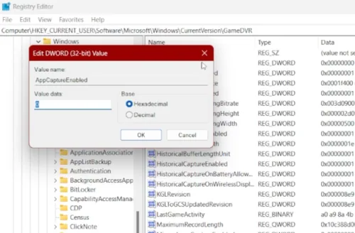 registry editor
