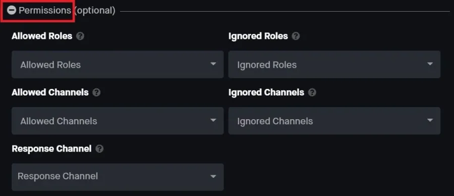 Command Permissions