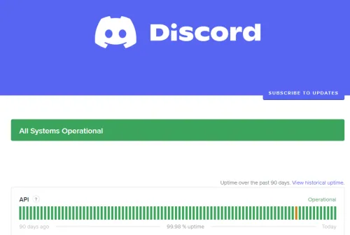 discord server status