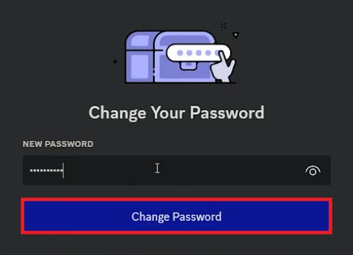 reset password