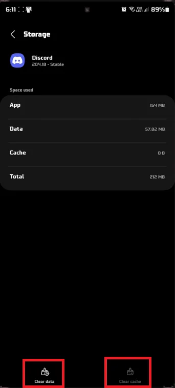 clear discord cache