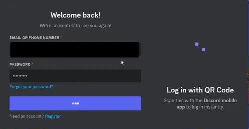 discord login