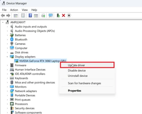 update GPU driver
