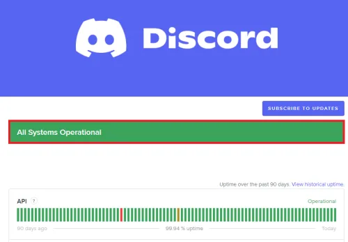 discord server status