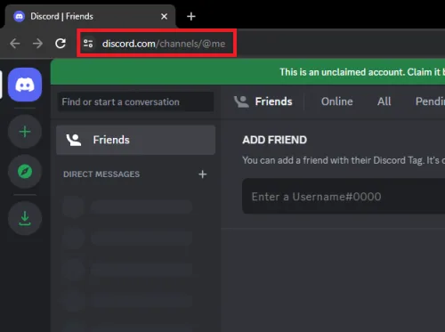 discord web version