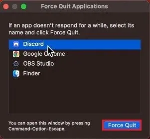 Force Quit Applications