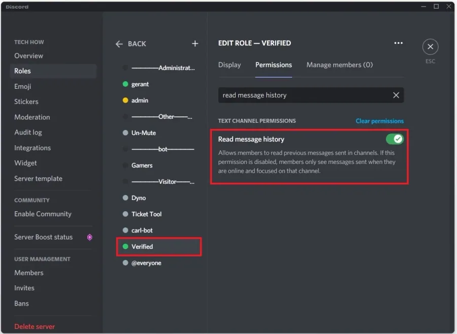 You can then create a new role, and name it Verified, for example, and for this r…